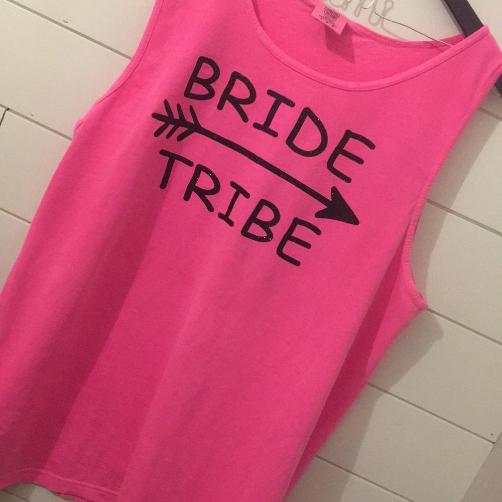 🌵Comfort Colors “BRIDE TRIBE” tank🌵